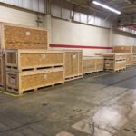 Diferent sized plant relocation crates safely delivered to international destination